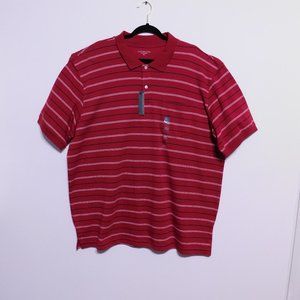 Men's Classic Fit Polo Red XXL - NWT